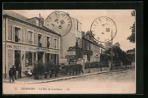 AK Nemours, La Rue de Larchant