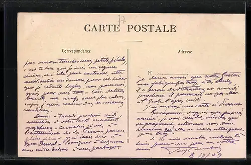 AK Nanteuil-sur-Marne, Entrée du Pays