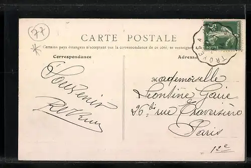 AK Verneuil-l`Étang, Aveneu de al Gare, Carrefour du Pont