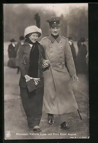 AK Prinzessin Victoria Louise und Prinz Ernst August
