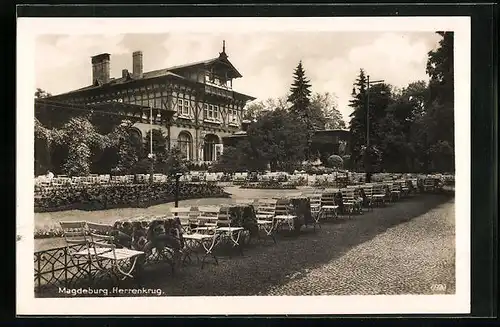 AK Magdeburg, Gasthaus Herrenkrug