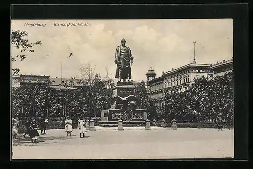 AK Magdeburg, Bismarckdenkmal