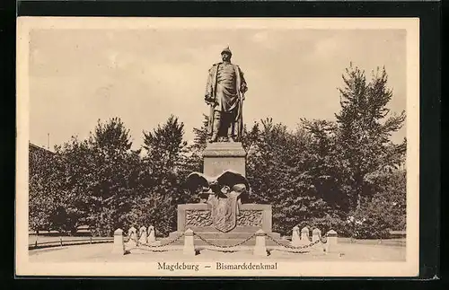 AK Magdeburg, Bismarckdenkmal