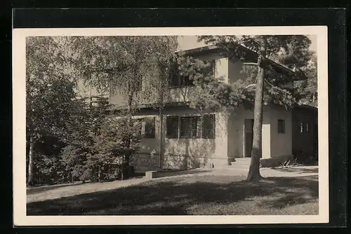 Foto-AK Gottleuba, Volkshelferheim Augustusberg