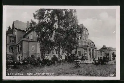 AK Schierke /Harz, Hotel Heinrich Heine