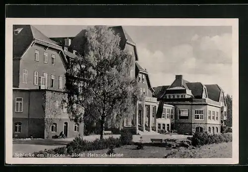 AK Schierke am Brocken, Hotel Heinrich Heine