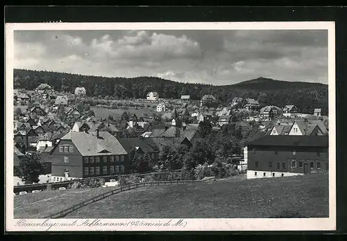 AK Braunlage, Teilansicht mit Achtermann