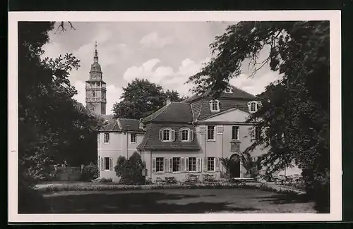 AK Langensalza /Thür., Kulturhaus des Schwefelbades