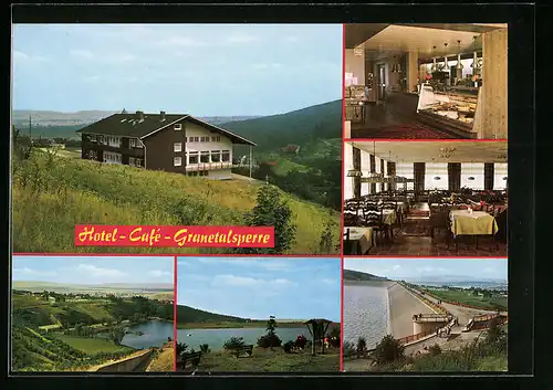 AK Langelsheim, Hotel-Café Granetalsperre