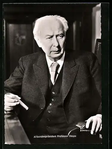 AK Altbundespräsident der BRD Professor Heuss