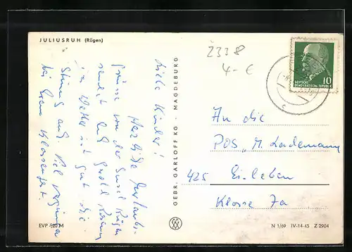 AK Juliusruh / Rügen, Promenade