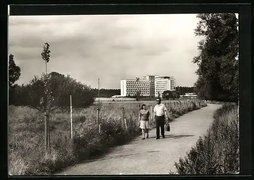 AK Klink / Müritz, FDGB-Ferienobjekt Erholungsheim Herbert Warnke