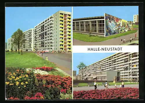 AK Halle-Neustadt, Neue Wohnsiedlungen