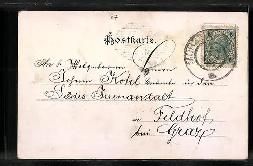 AK Mürzzuschlag, Generalansicht der Stadt