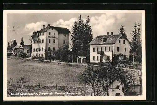 AK Lassnitzhöhe, an der Pension Annenheim