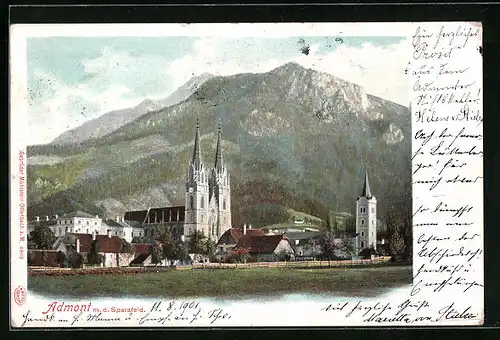 AK Admont, Blick auf das Münster am Stift