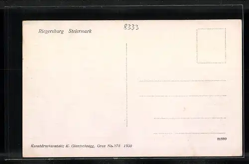 AK Riegersburg i. d. Steiermark, Gesamtansicht