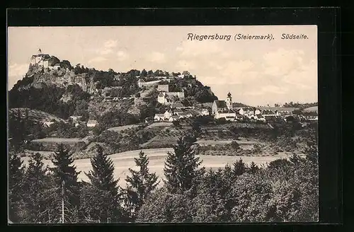 AK Riegersburg i. d. Steiermark, Ansicht von Süden