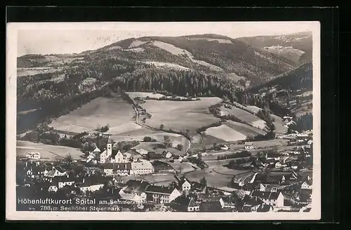 AK Spital am Semmering, Generalansicht der Stadt im Tal