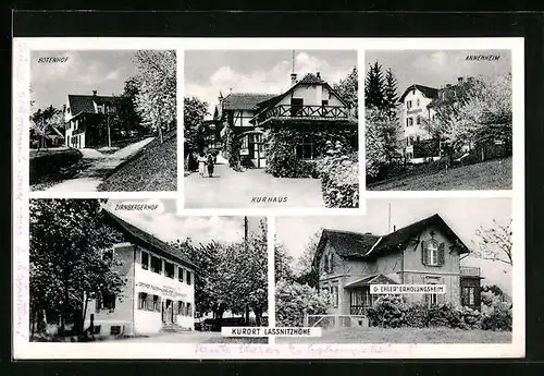 AK Lassnitzhöhe, Kurhaus, Annenheim, Botenhof, Ehlers Erholungsheim