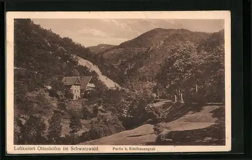 AK Ottenhöfen im Schwarzwald, Partie b. Edelfrauengrab