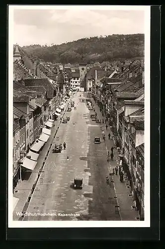 AK Waldshut am Rhein, Blick über die Kaiserstrasse