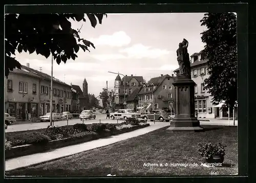 AK Achern a. d. Hornisgrinde, Monument auf dem Adlerplatz