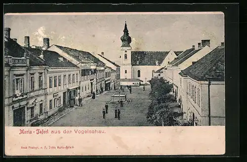 AK Maria Taferl a. D., Hauptplatz an der Kirche