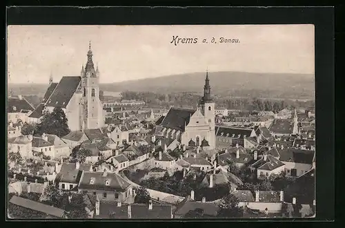 AK Krems a. d. Donau, Pfarrkirche St. Veit und Stadttotale