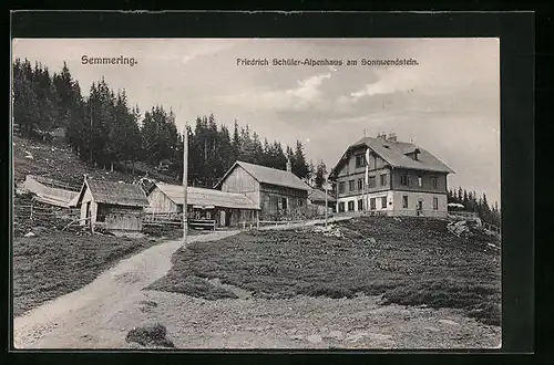 AK Semmering, das Friedrich Schüler - Alpenhaus am Sonnwendstein