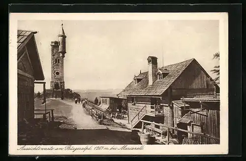 AK Mariazell i. Steiermark, Aussichtswarte am Bürgeralpl