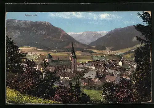 AK Mariazell i. Steiermark, Totale mit der Basilika