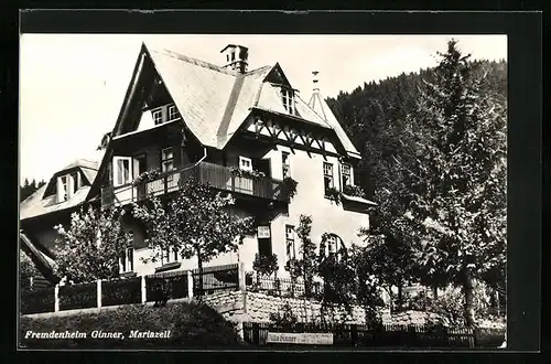 AK Mariazell i. Steiermark, am Fremdenheim Ginner
