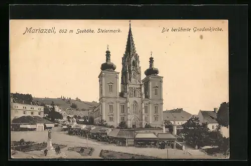 AK Mariazell i. Steiermark, die berühmte Gnadenkirche