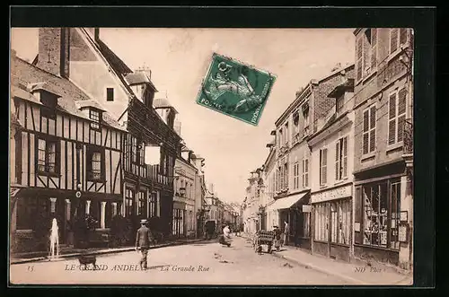 AK Le Grand Andel, Lal Grande Rue, Strassenpartie