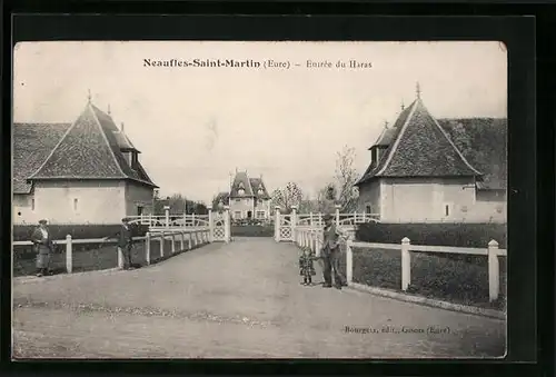 AK Neaufles-Saint-Martin, Entrée du Haras