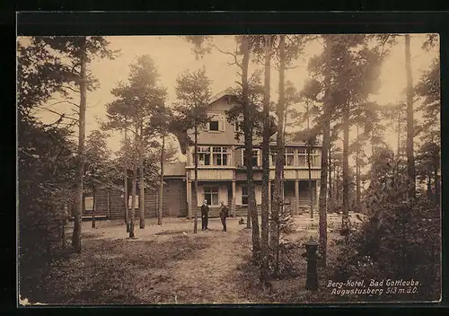 AK Bad Gottleuba, Berg-Hotel auf dem Augustusberg