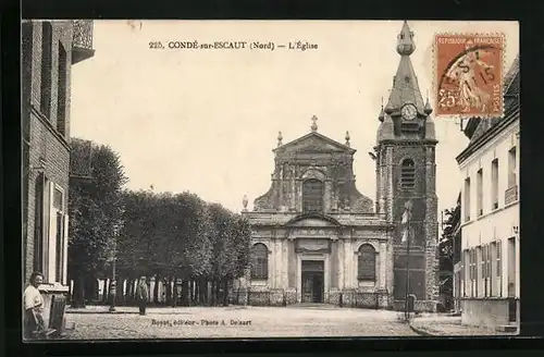 AK Condé-sur-l`Escaut, L`Église