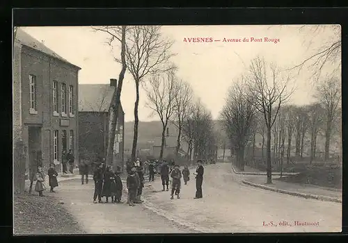 AK Avesnes, Aveneu du Potn Rouge