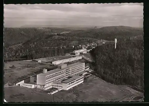 AK Löwenstein, Sanatorium Löwenstein aus der Vogelschau