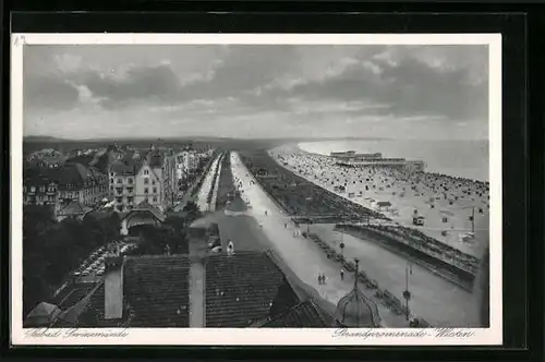 AK Swinemünde, Strandpromenade