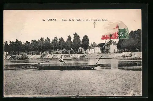 AK Cosne, Place de la Pècherie et Tireurs de Sable