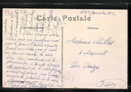 AK Chateau-Chinon, Pensionnat Sainte-Reine