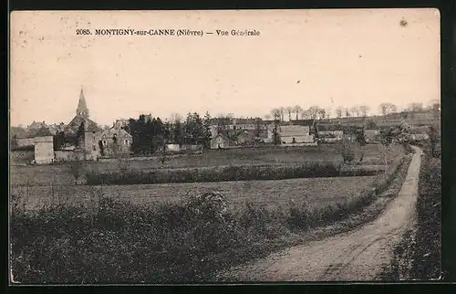 AK Montigny-sur-Canne, Vue Gènèrale