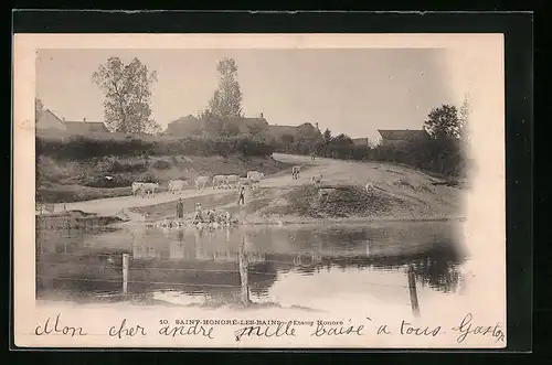 AK Saint-Honore-les-Bains, Etang Honorè