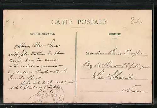 AK Clamecy, Vue gènèrale, prise des Bois du Marchè