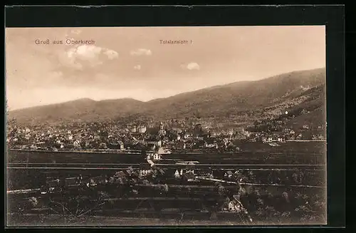 AK Oberkirch, Totalansicht der Stadt