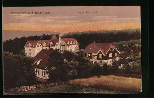 AK Schömberg O. A. Neuenbürg, Neue Heilanstalt