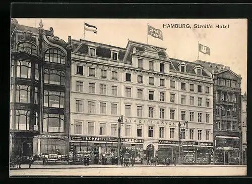 AK Hamburg-Neustadt, Streit`s Hotel