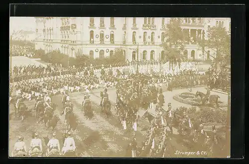 AK Altona, Szene von der Kaiserparade, Fotoverlag Strumper & Co.